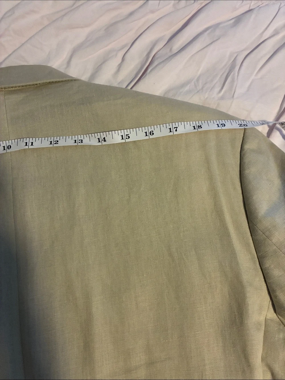 Light Beige Linen Blazer
